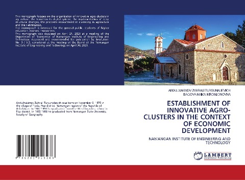ESTABLISHMENT OF INNOVATIVE AGRO-CLUSTERS IN THE CONTEXT OF ECONOMIC DEVELOPMENT: NAMANGAN INSTITUTE OF ENGINEERING AND TECHNOLOGY