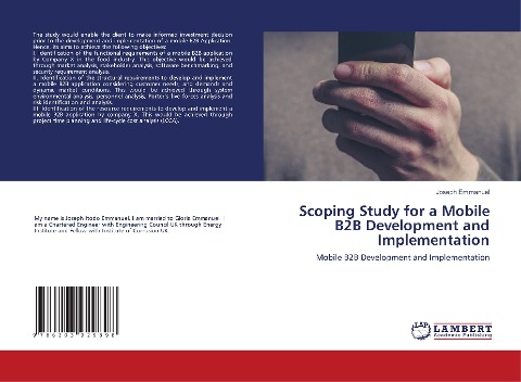 Scoping Study for a Mobile B2B Development and Implementation: Mobile B2B Development and Implementation