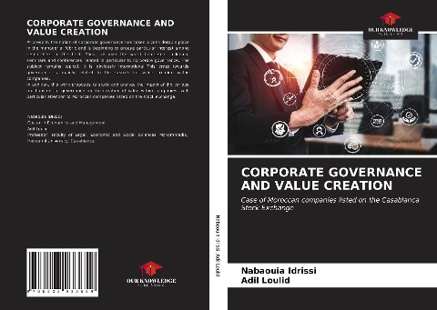 CORPORATE GOVERNANCE AND VALUE CREATION: Case of Moroccan companies listed on the Casablanca Stock Exchange
