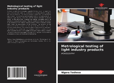 Metrological testing of light industry products: MONOGRAPHY