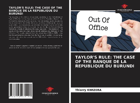 TAYLORS RULE: THE CASE OF THE BANQUE DE LA REPUBLIQUE DU BURUNDI