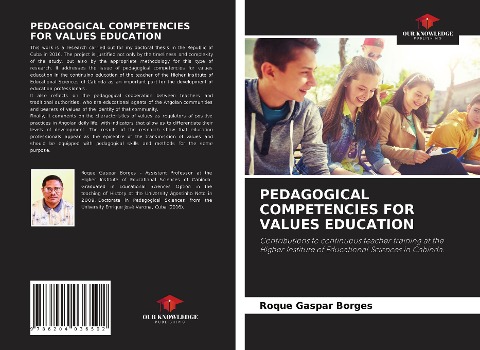PEDAGOGICAL COMPETENCIES FOR VALUES EDUCATION: Contributions to continuous teacher training at the Higher Institute of Educational Sciences in Cabinda.