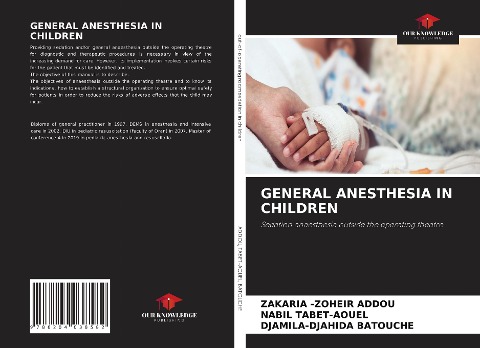GENERAL ANESTHESIA IN CHILDREN: Sedation anaesthesia outside the operating theatre