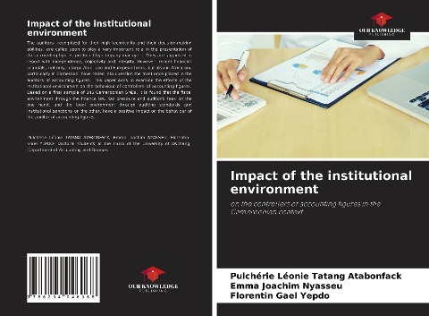 Impact of the institutional environment: on the controllers of accounting figures in the Cameroonian context