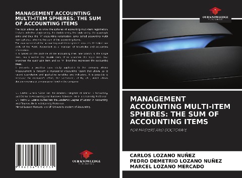 MANAGEMENT ACCOUNTING MULTI-ITEM SPHERES: THE SUM OF ACCOUNTING ITEMS: FOR MASTERS AND DOCTORATE