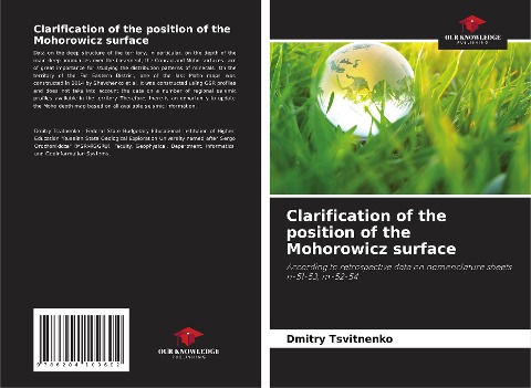 Clarification of the position of the Mohorowicz surface: According to retrospective data on nomenclature sheets n-51-53, m-52-54