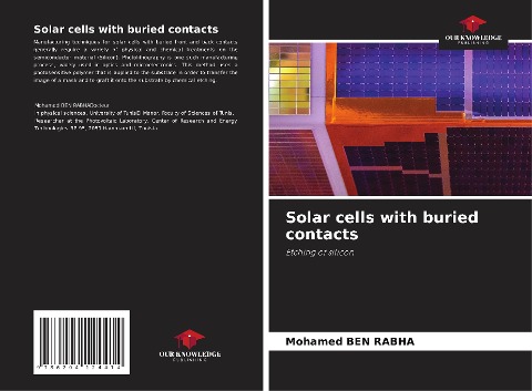 Solar cells with buried contacts: Etching of silicon