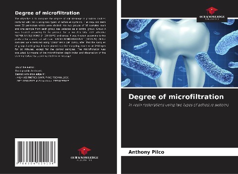 Degree of microfiltration: In resin restorations using two types of adhesive systems