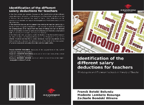 Identification of the different salary deductions for teachers: Kimbanguist and Protestant schools in the city of Basoko