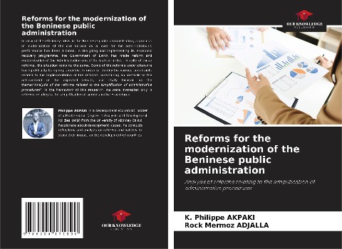 Reforms for the modernization of the Beninese public administration: Analysis of reforms relating to the simplification of administrative procedures