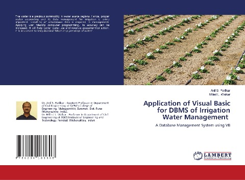 Application of Visual Basic for DBMS of Irrigation Water Management: A Database Management System using VB