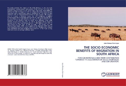 THE SOCIO ECONOMIC BENEFITS OF MIGRATION IN SOUTH AFRICA: FOREIGN NATIONALS AND THEIR CONTRIBUTION TOWARDS THE ALLEVIATION OF SKILLS SHORTAGES AND JOB CREATION