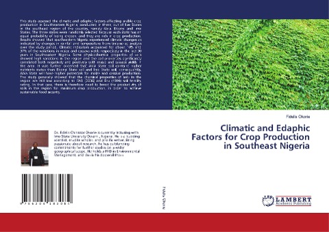 Climatic and Edaphic Factors for Crop Production in Southeast Nigeria