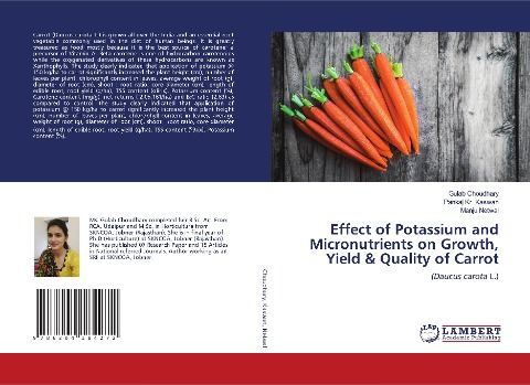 Effect of Potassium and Micronutrients on Growth, Yield & Quality of Carrot: (Daucus carota L.)