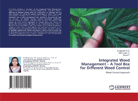 Integrated Weed Management - A Tool Box for Different Weed Control: Weed Control Approach