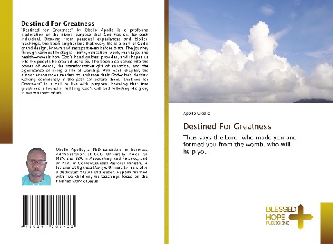 Destined For Greatness: Thus says the Lord, who made you and formed you from the womb, who will help you
