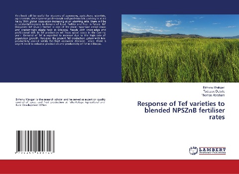 Response of Tef varieties to blended NPSZnB fertiliser rates