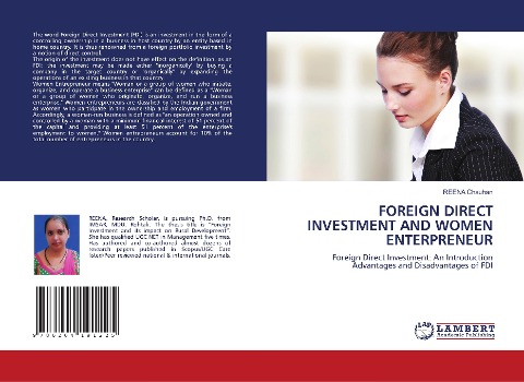 FOREIGN DIRECT INVESTMENT AND WOMEN ENTERPRENEUR: Foreign Direct Investment: An IntroductionAdvantages and Disadvantages of FDI