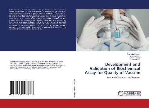 Development and Validation of Biochemical Assay for Quality of Vaccine: Method Validation for Vaccine