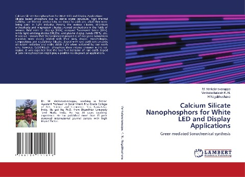 Calcium Silicate Nanophosphors for White LED and Display Applications: Green mediated Sonochemical synthesis