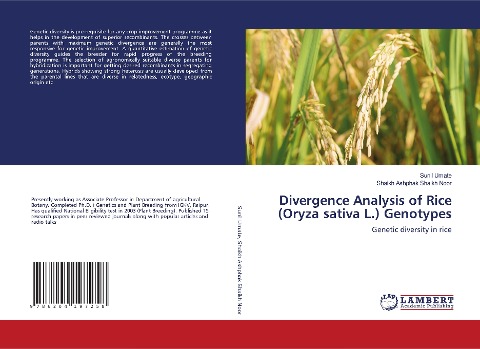 Divergence Analysis of Rice (Oryza sativa L.) Genotypes: Genetic diversity in rice