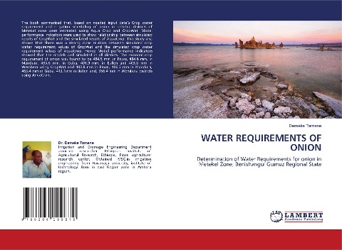 WATER REQUIREMENTS OF ONION: Determination of Water Requirements for onion in Metekel Zone, Benishangul Gumuz Regional State
