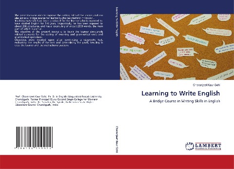 Learning to Write English: A Bridge Course in Writing Skills in English