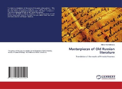 Masterpieces of Old Russian literature: Translation of the works of Ermolai Erasmus