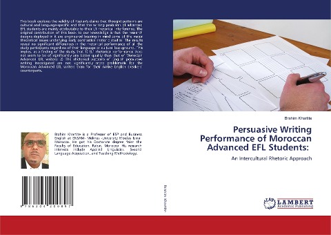 Persuasive Writing Performance of Moroccan Advanced EFL Students:: An Intercultural Rhetoric Approach
