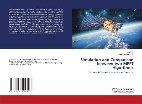 Simulation and Comparison between two MPPT Algorithms: for Solar PV System Using a Boost Converter