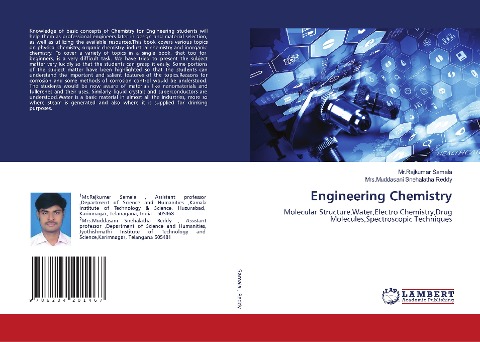 Engineering Chemistry: Molecular Structure,Water,Electro Chemistry,Drug Molecules,Spectroscopic Techniques