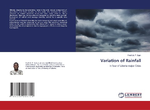 Variation of Rainfall: in four of Liberia major Cities