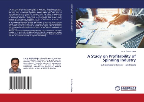 A Study on Profitability of Spinning Industry: In Coimbatore District - Tamil Nadu