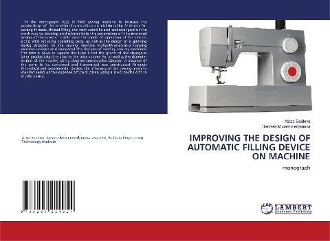 IMPROVING THE DESIGN OF AUTOMATIC FILLING DEVICE ON MACHINE: monograph