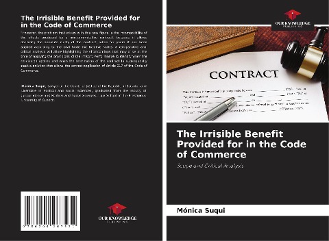 The Irrisible Benefit Provided for in the Code of Commerce: Scope and Critical Analysis