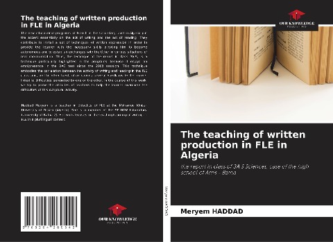 The teaching of written production in FLE in Algeria: the report in class of 3A.S Sciences, case of the high school of Arris - Batna