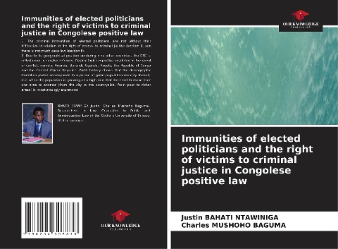 Immunities of elected politicians and the right of victims to criminal justice in Congolese positive law