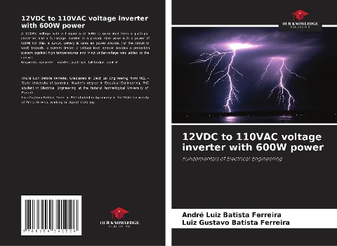 12VDC to 110VAC voltage inverter with 600W power: Fundamentals of Electrical Engineering