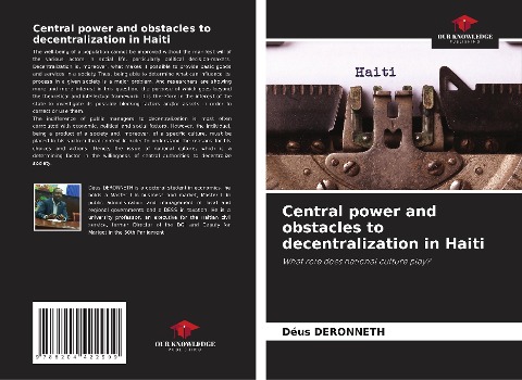 Central power and obstacles to decentralization in Haiti: What role does national culture play?