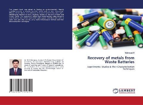 Recovery of metals from Waste Batteries: Experimental Studies & their Characterization Techniques