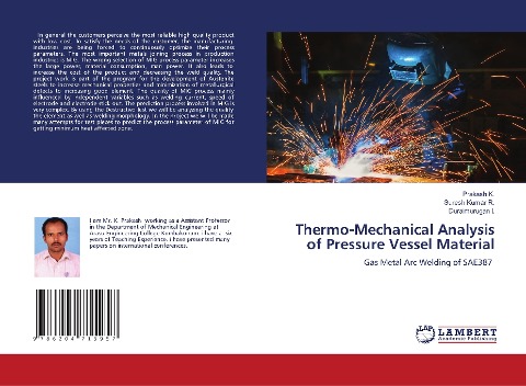 Thermo-Mechanical Analysis of Pressure Vessel Material: Gas Metal Arc Welding of SAE387