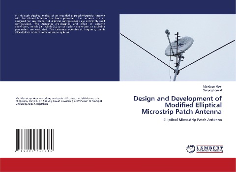 Design and Development of Modified Elliptical Microstrip Patch Antenna: Elliptical Microstrip Patch Antenna
