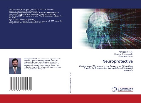 Neuroprotective: Evaluation of Neuroprotective Property of Citrus Pulp Powder in Scopalamine Induced Zebrafish Model Amnesia