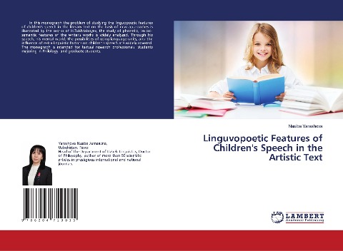 Linguvopoetic Features of Childrens Speech in the Artistic Text