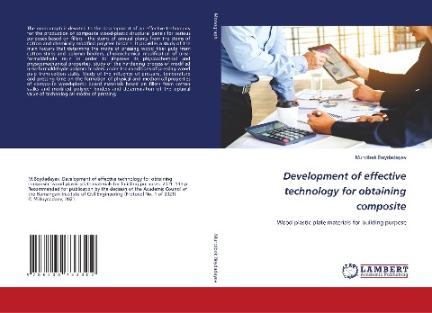 Development of effective technology for obtaining composite: Wood-plastic plate materials for building purpose