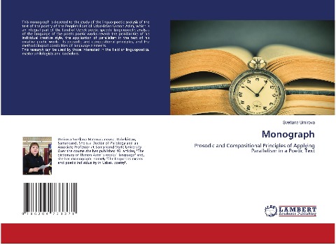 Monograph: Prosodic and Compositional Principles of Applying Parallelism in a Poetic Text
