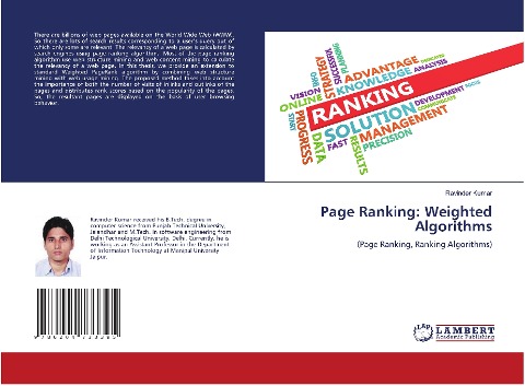 Page Ranking: Weighted Algorithms: (Page Ranking, Ranking Algorithms)