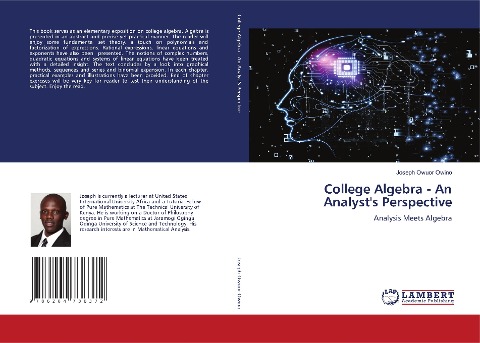 College Algebra - An Analysts Perspective: Analysis Meets Algebra