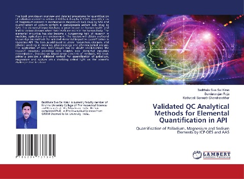 Validated QC Analytical Methods for Elemental Quantification in API: Quantification of Palladium, Magnesium and Sodium Elements by ICP-OES and AAS