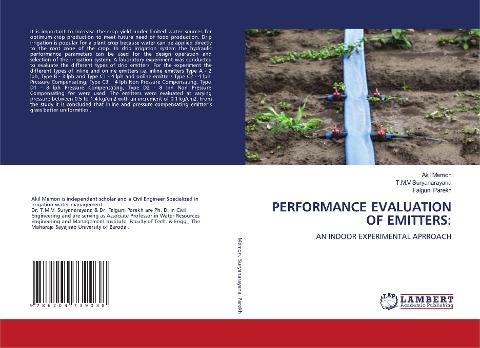 PERFORMANCE EVALUATION OF EMITTERS:: AN INDOOR EXPERIMENTAL APRROACH